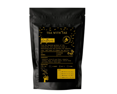 Halloween Ghoulflower Tea Pouch