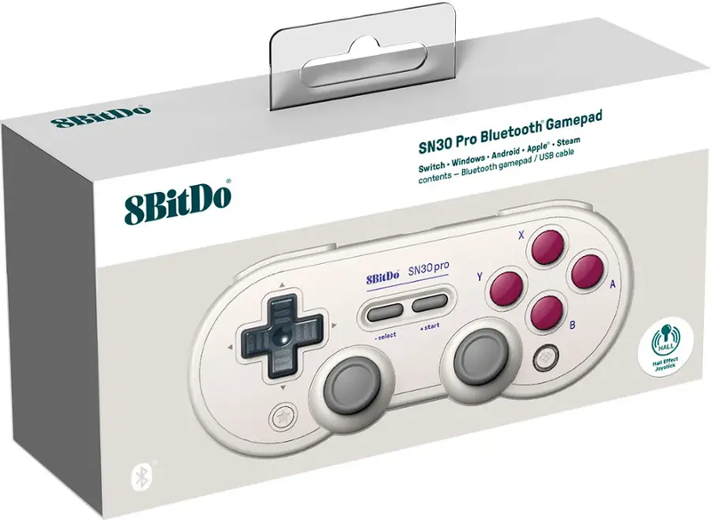 SN30 Pro Wireless Controller for Switch, Windows, macOS, Android and Steam Deck with Hall Effect Joysticks