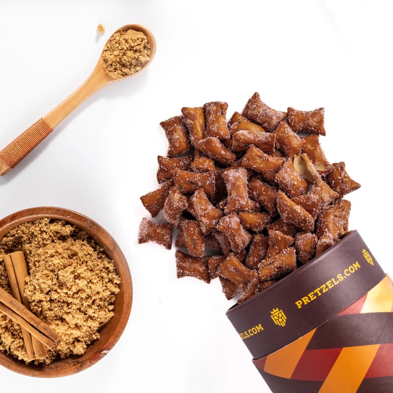 Peanut Butter Filled Pretzel Bites | Cinnamon Sugar Peanut Butter