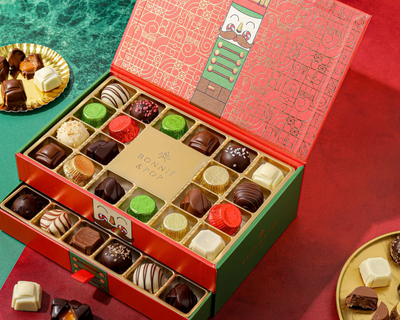 Gourmet Belgium Truffle Two-Tier Gift Box