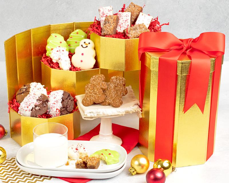 Holiday Boutique Bakery Gift Tower