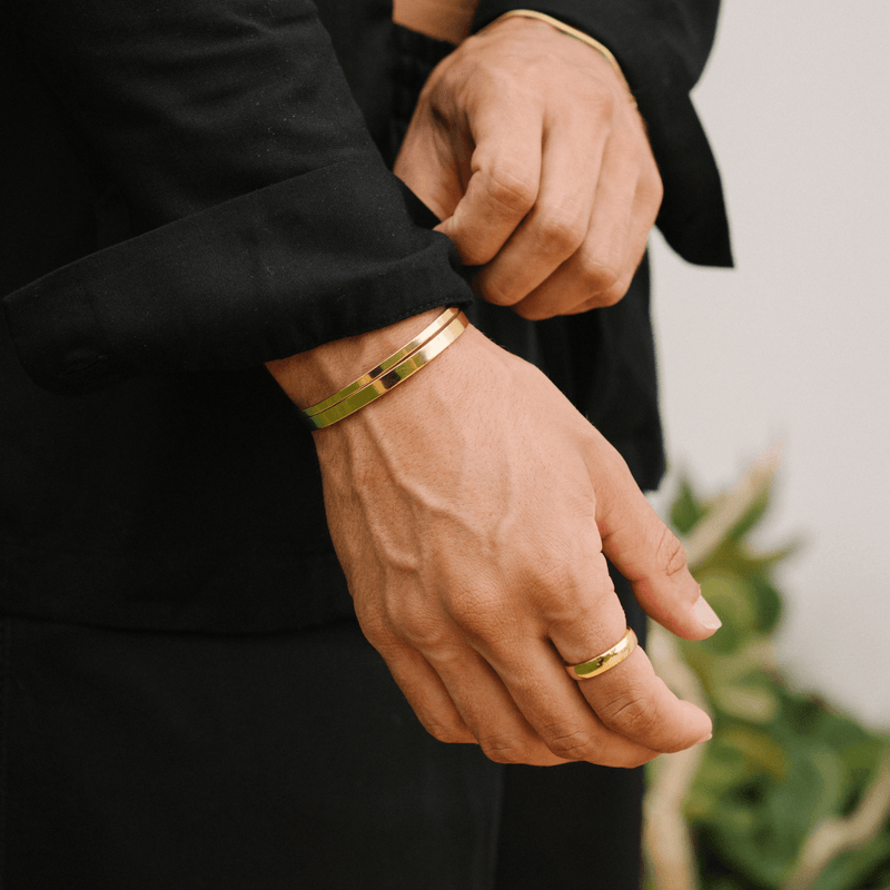 Gold Classic Cuff 5mm