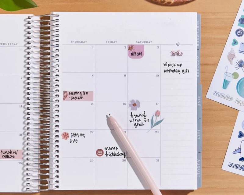 Monthly Sticker Book