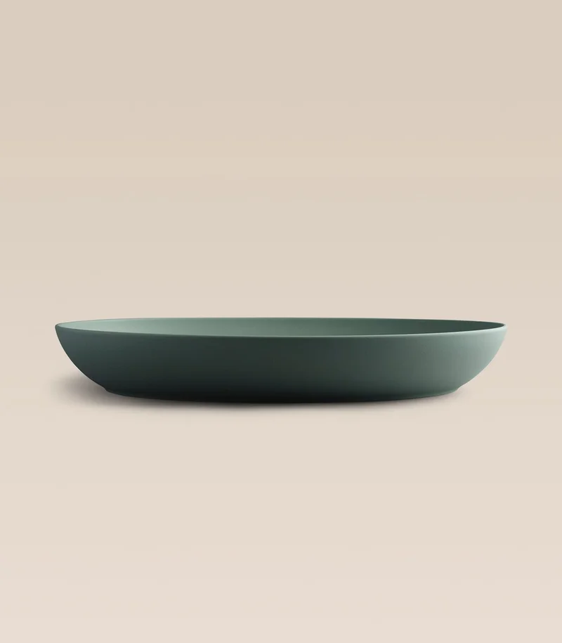 Outdoor Oval Low Serving Bowl