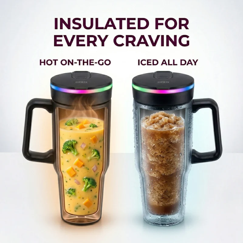 BLENDi Steel 180W Insulated Portable Blender 21oz