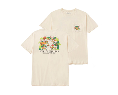 San Fransisco Parks Alliance Park Lovers Club Pocket Tee