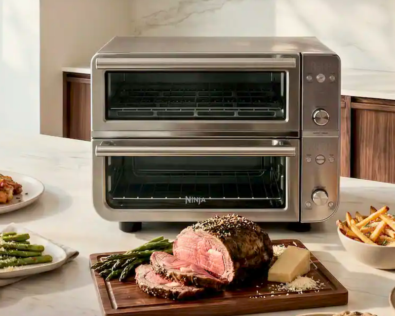Double Oven Smart Countertop Oven and Air Fryer
