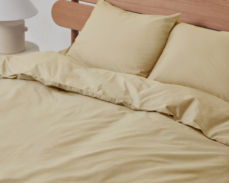 Organic Cool-Air Percale Duvet Cover, Queen