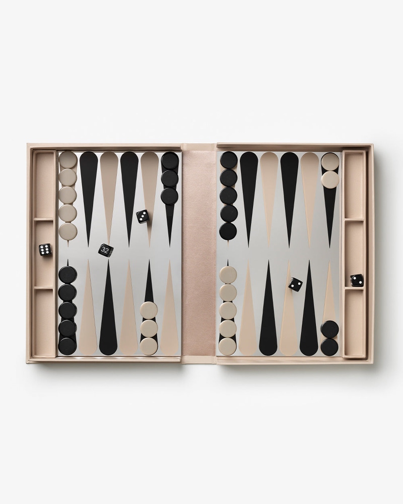 Art of Backgammon Mirror Set