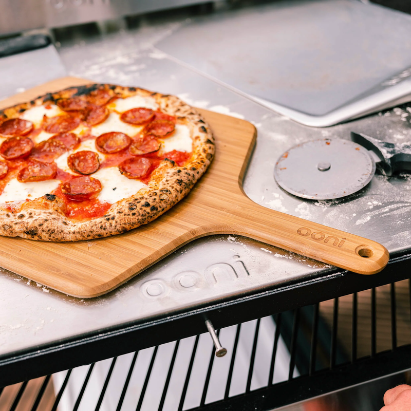 12" Bamboo Pizza Peel & Serving Board