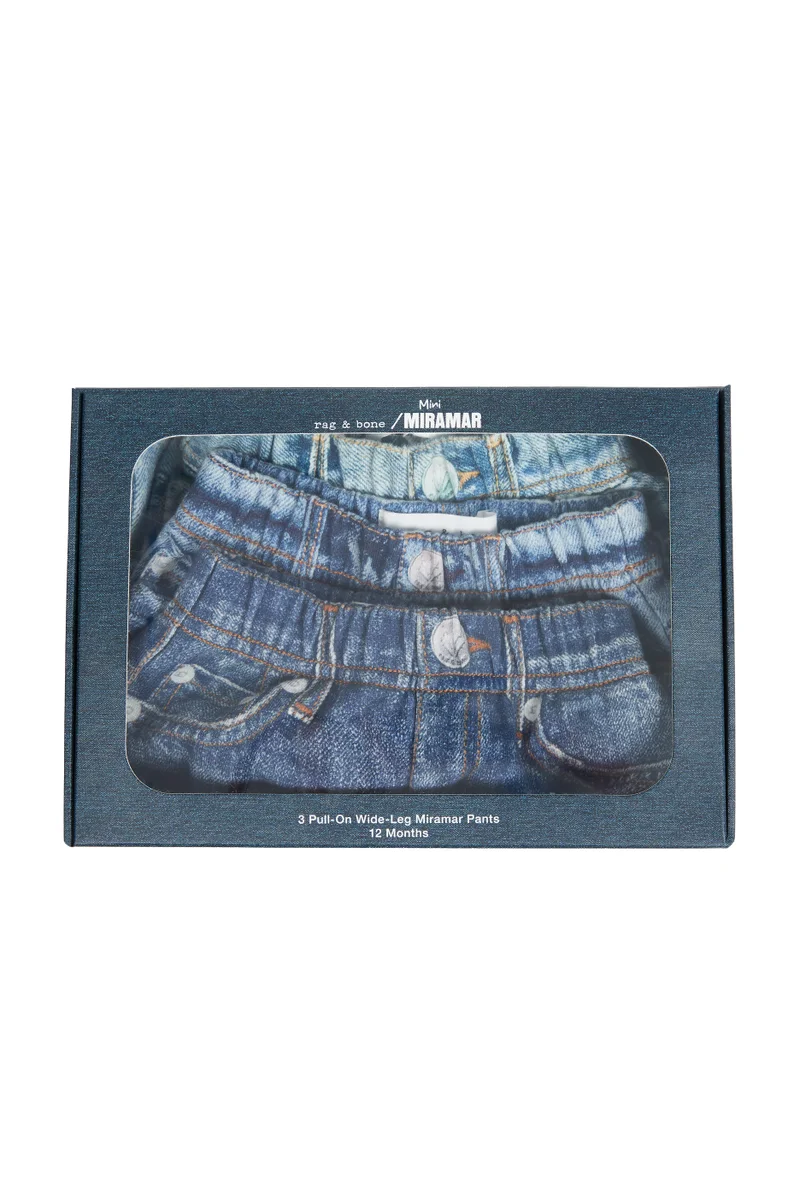 Mini Miramar Wide Leg 12M, Set Of 3