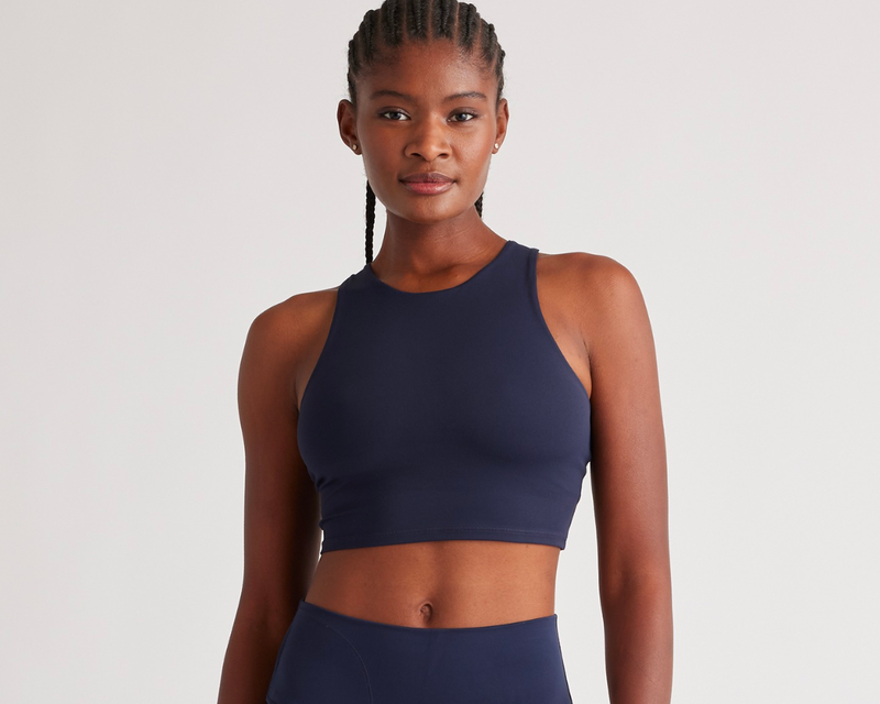 Ultra-Form High-Neck Cropped Tank