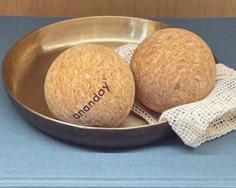 Cork Massage Ball Set