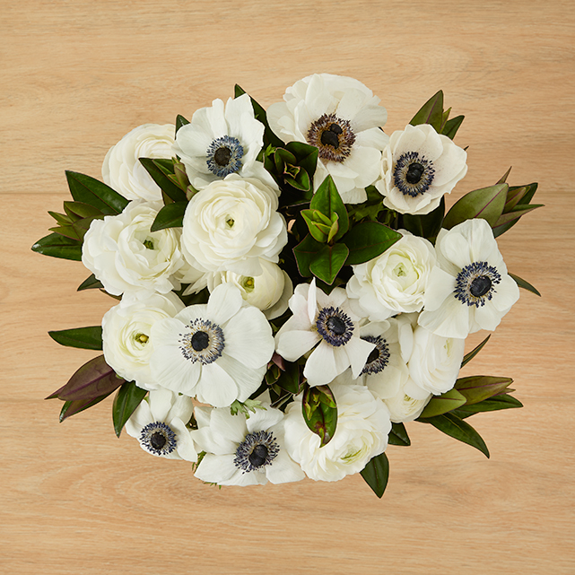 In the Clouds Bouquet with Montecito Vase