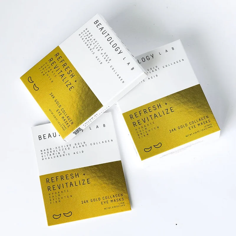 24K Gold Masks, 10 Pack