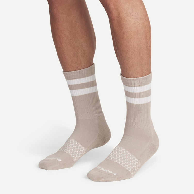 Men's Vintage Stripes Half Calf Socks