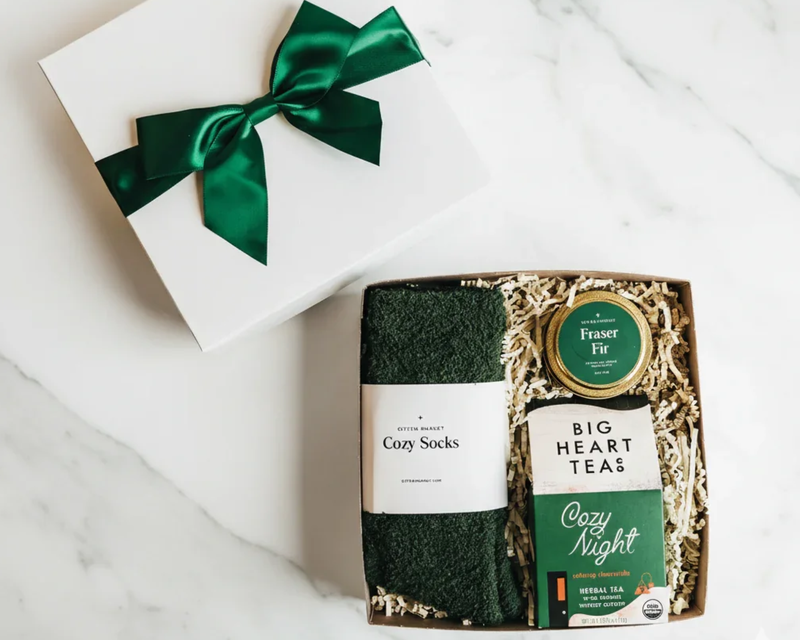 Green Cozy Night In Gift Box