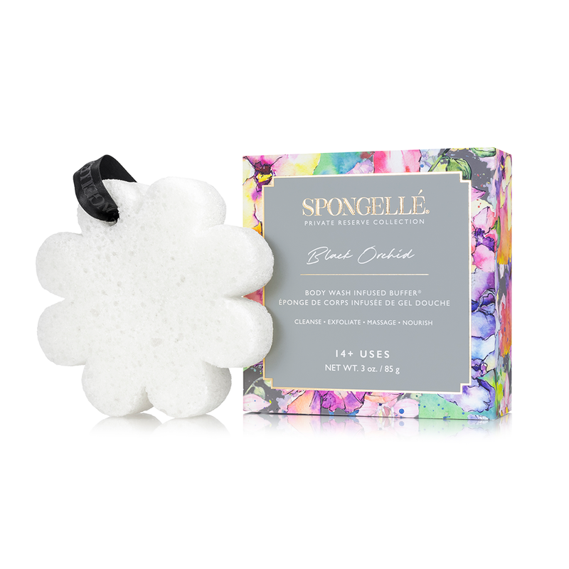 Boxed Flower Body Wash Infused Sponge
