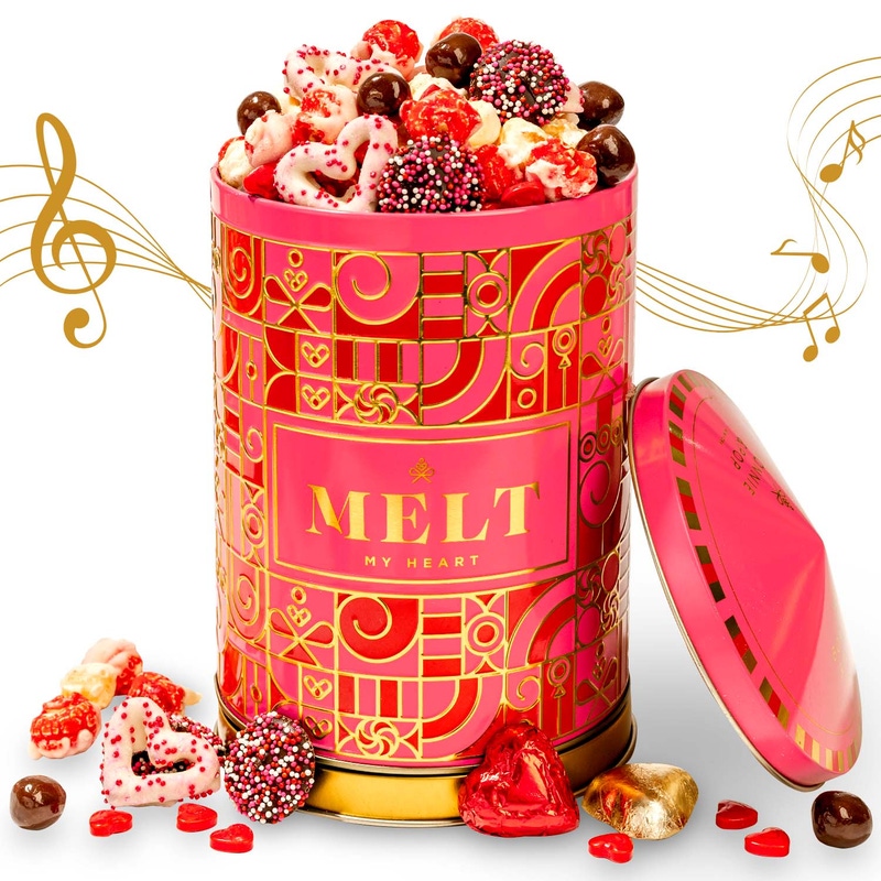 Valentine's Day Musical Carousel Gift Tin