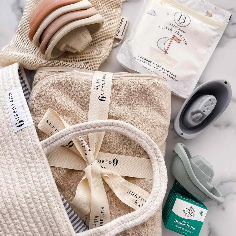 New Baby Bathtime Gift Basket