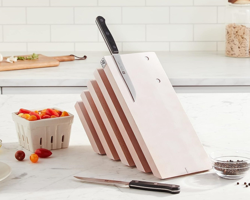 Italian Slanted Magnetic Knife Block