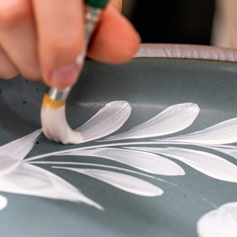 Hand Painted Weeknight Serving Platter