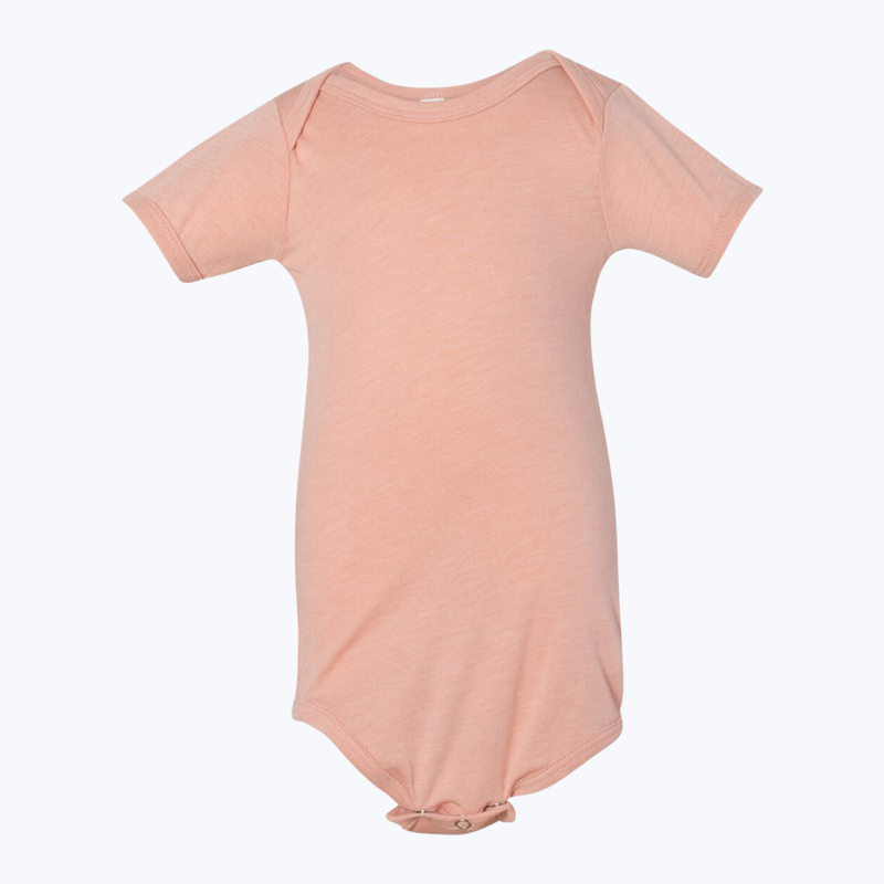 Branded Infant Triblend Short Sleeve Onesie