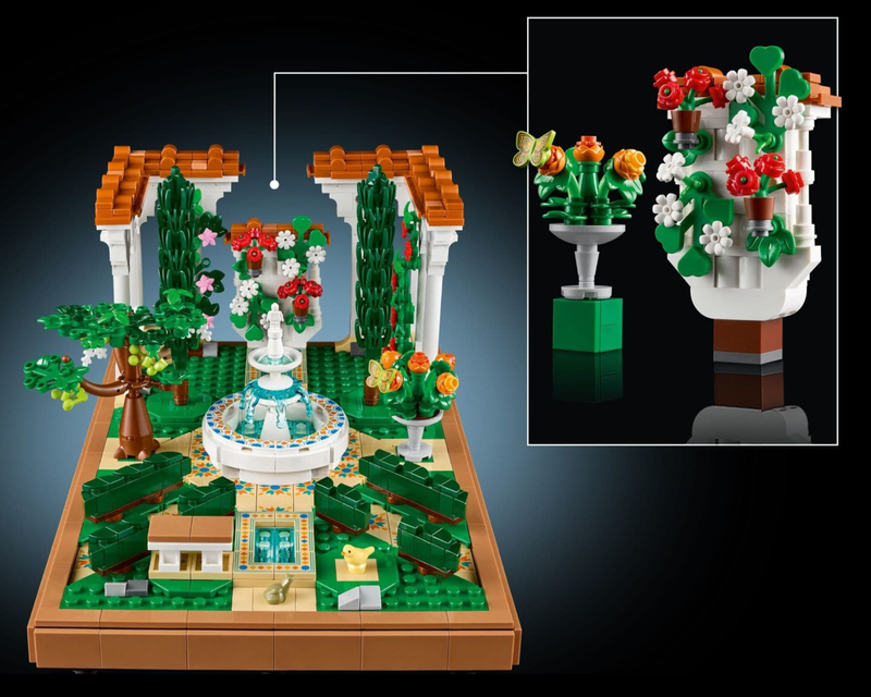 Icons Fountain Garden Building Set