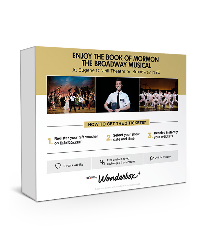 The Book of Mormon, 2 Tickets for Broadway Show in New York City
