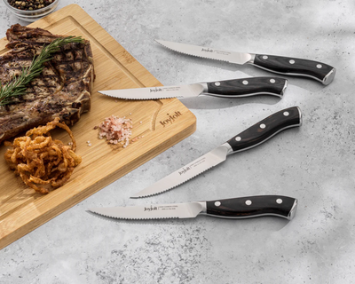 4-Piece High Carbon Steel Steak Knife Set