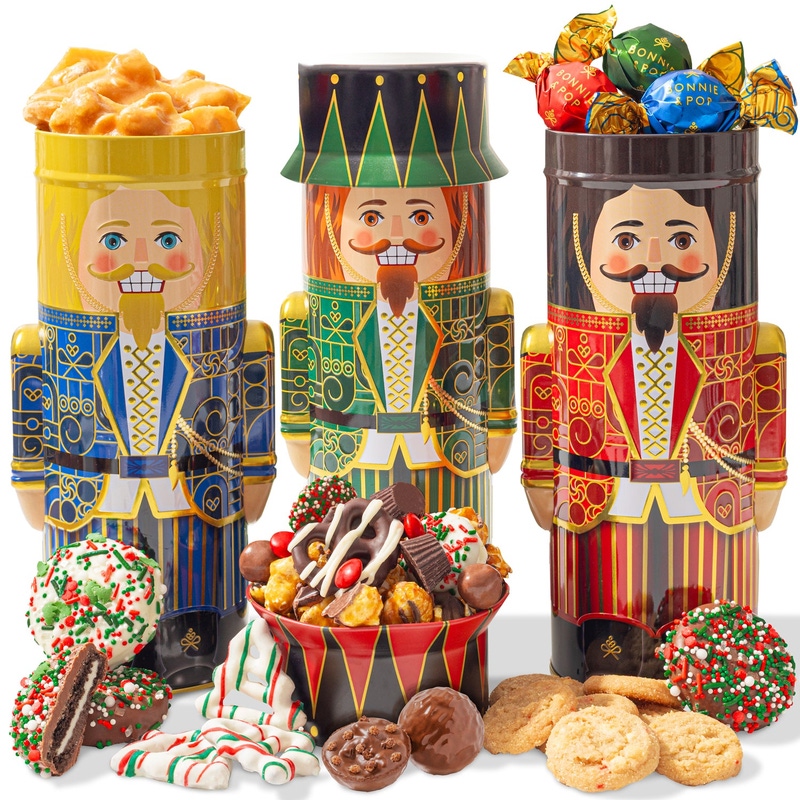 Nutcracker Treat Tin Trio