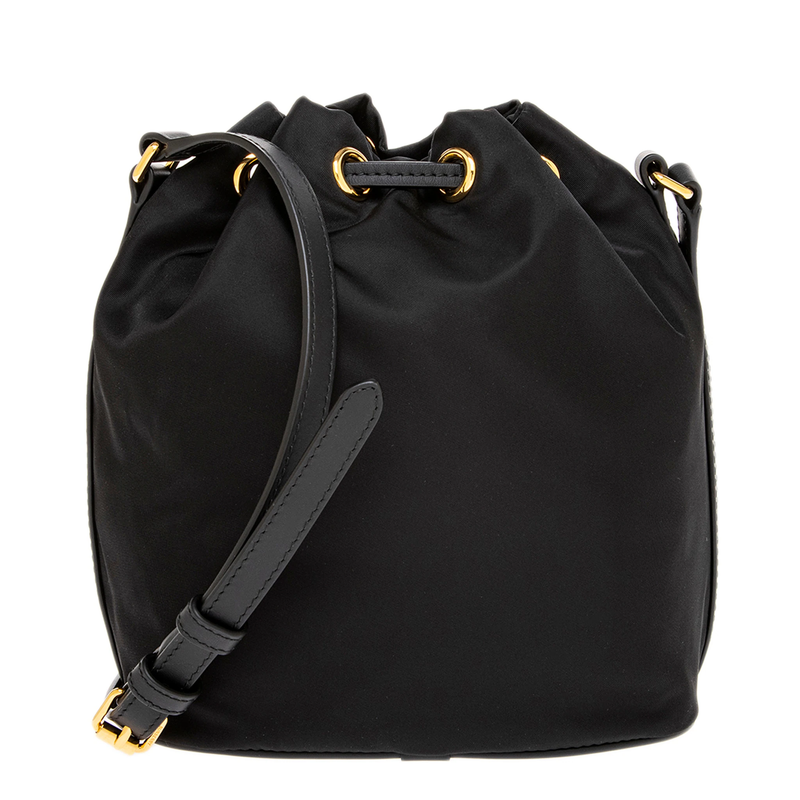 Nylon Drawstring Bucket Bag