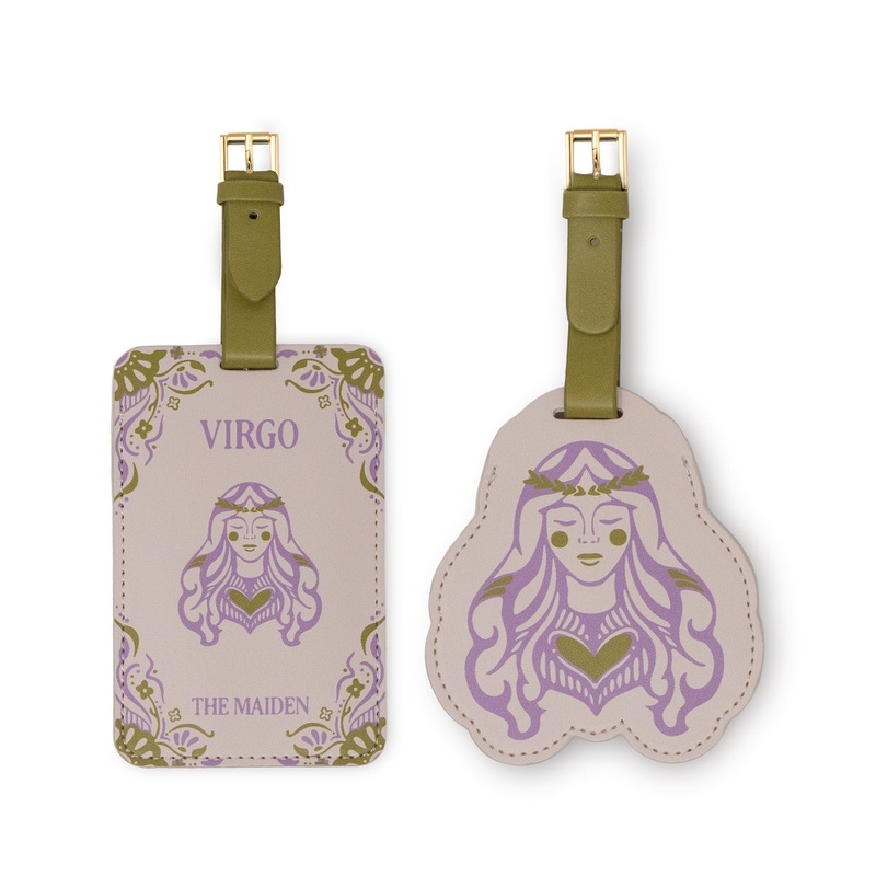 Leatherette Luggage Tag Set of 2