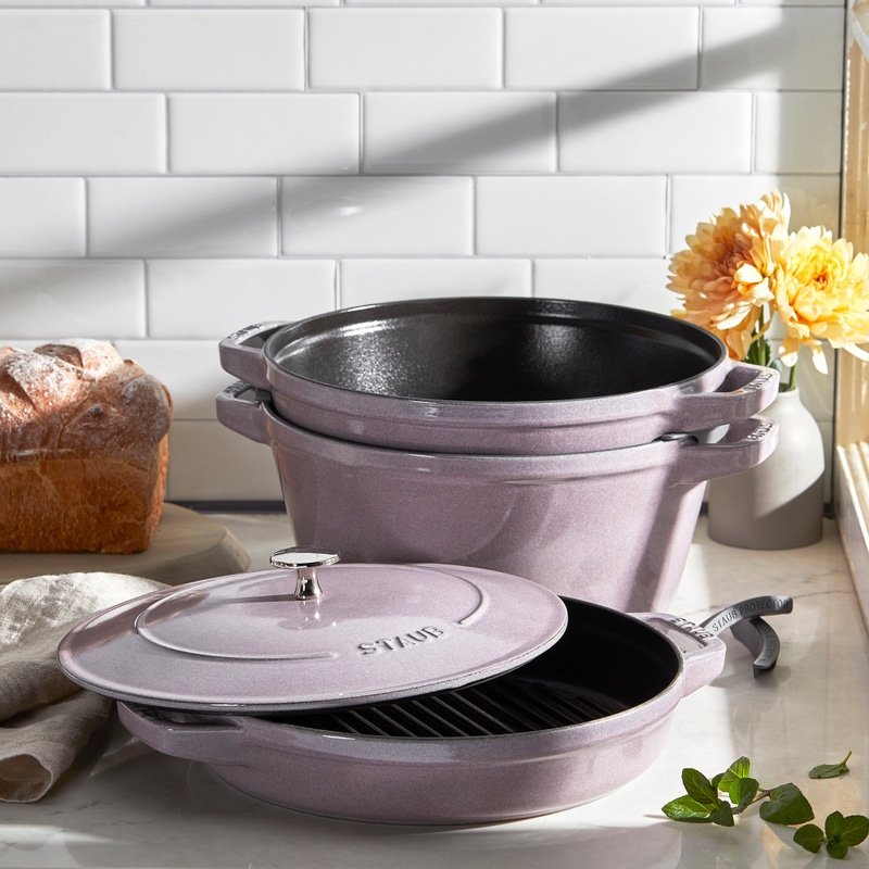 Cast Iron 4-Piece Stackable Set