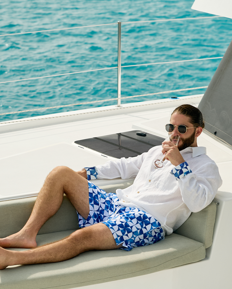 The Greece Swim Trunks