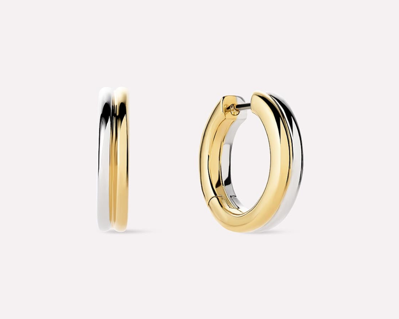 Asher Medium Hoop Earrings