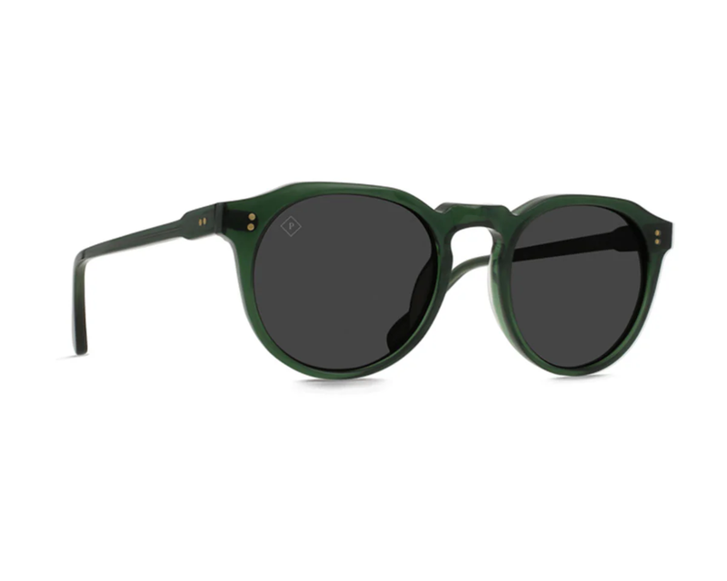 Remmy Unisex Retro Round Polarized Sunglasses, 52