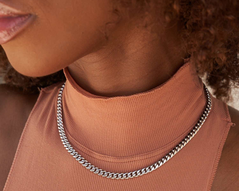 5mm Miami Cuban Link Chain Necklace