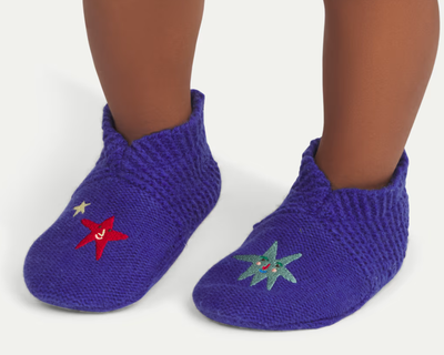 Toddler Sherpa-Lined Gripper Slipper