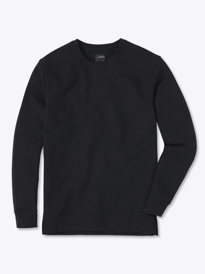 Men's Hyperloop Pullover Split-Hem, Black