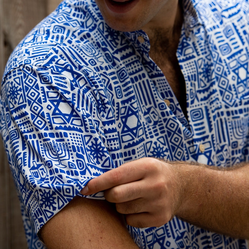The Challah Days Hanukkah Hawaiian Shirt