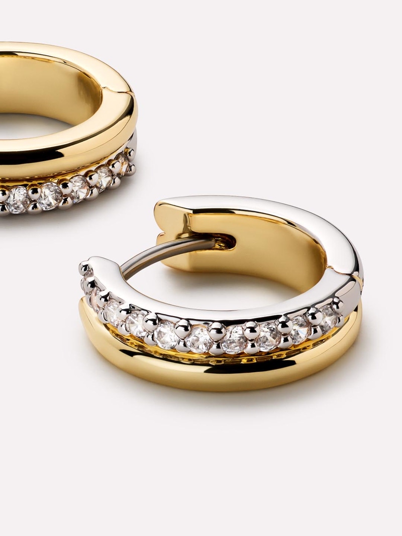 Asher Pave Huggie Earrings