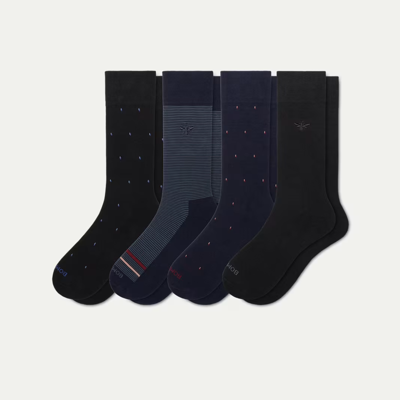 Bombas  Men's Dress Calf Sock 4-Pack | Goody