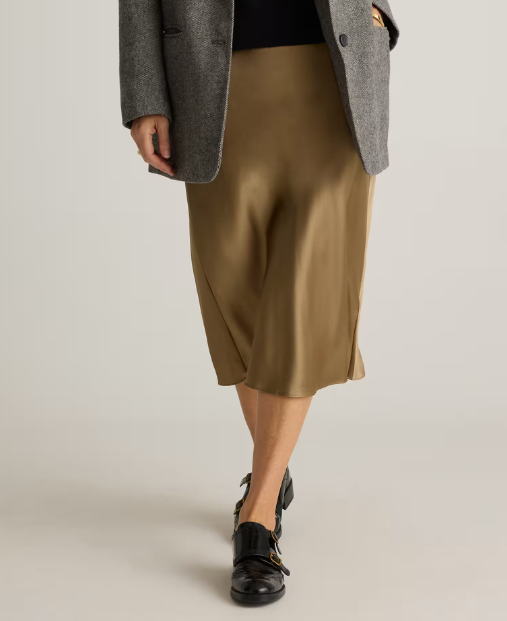 100% Washable Silk Skirt