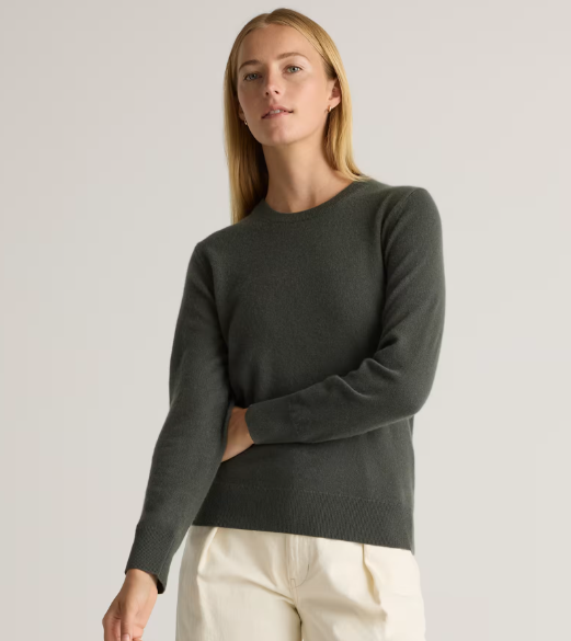 Mongolian Cashmere Crewneck Sweater