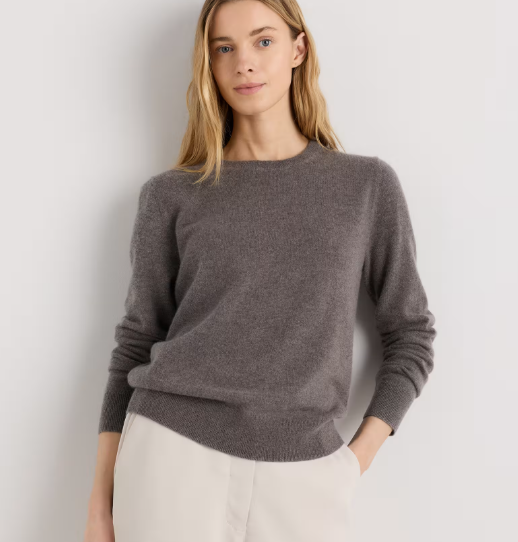 Mongolian Cashmere Crewneck Sweater