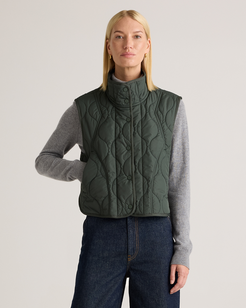 Featherless Quilted Puffer Vest