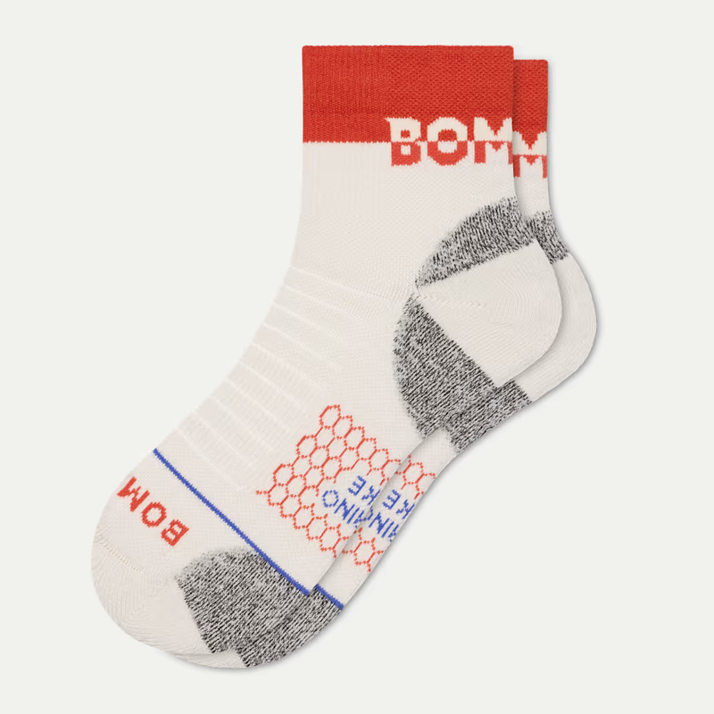 Men's Merino Wool Blend Hiking Quarter Socks