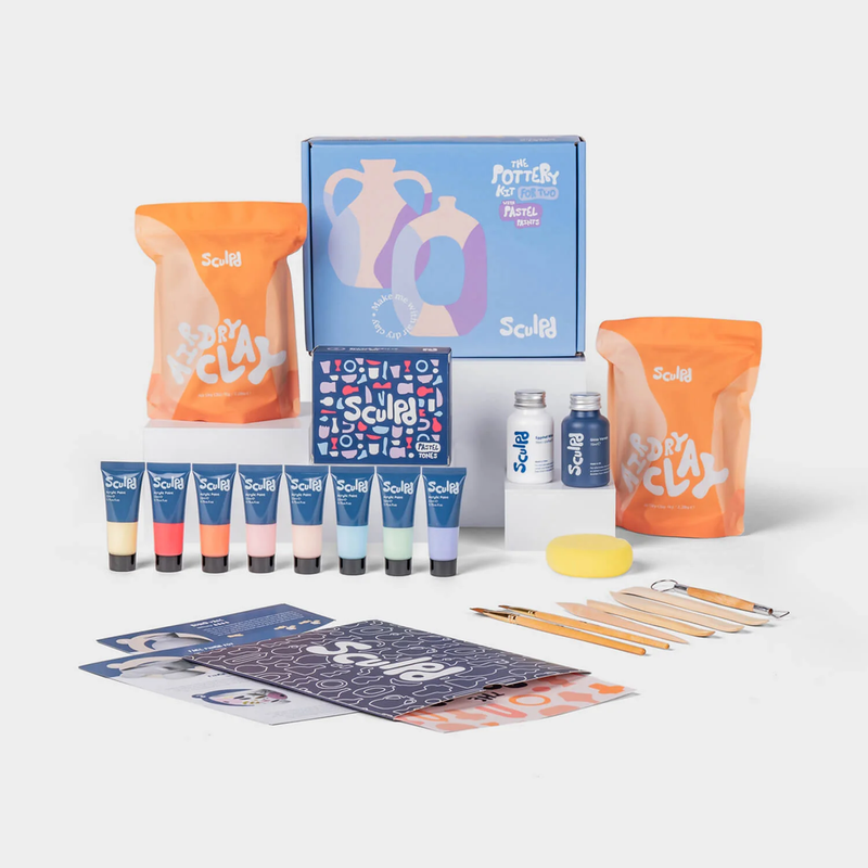 Sculpd Pottery Kit with Paint
