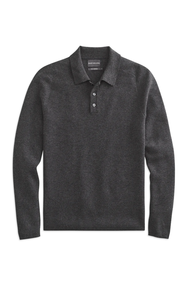 Tech Merino Sweater Polo